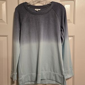 Maurice's ombre teal sweatshirt - Medium